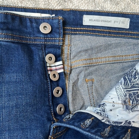 Anthropologie Pilcro Relaxed Straight Leg Jeans 25 - Picture 3 of 7